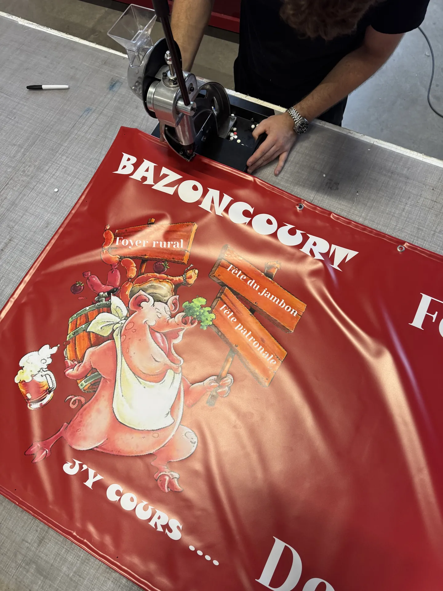 Fête du Jambon de Bazoncourt 2026 — OCT-PRO sponsor et fournisseur des supports
