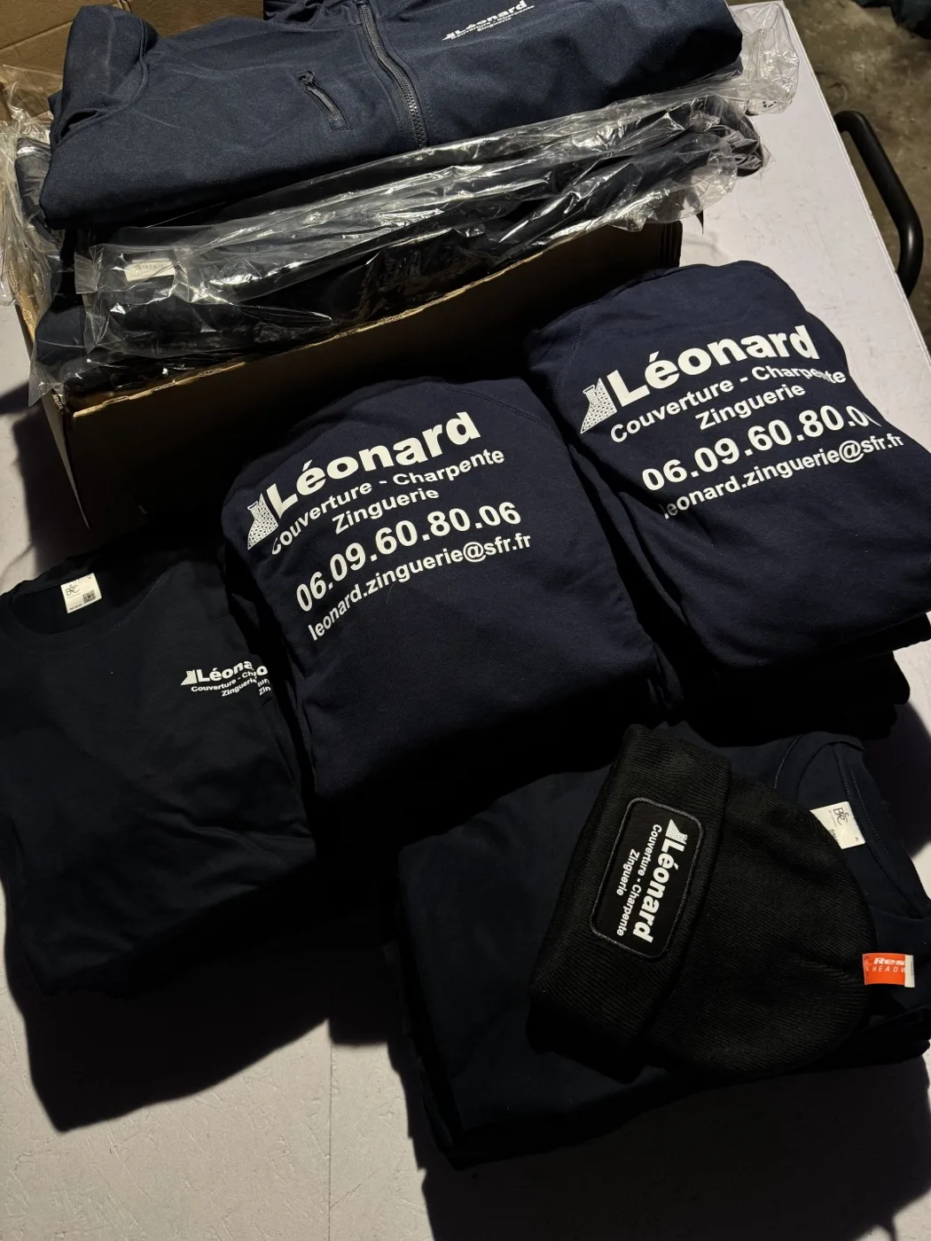 Leonard — Softshell et t-shirts en impression DTF — OCT-PRO Metz